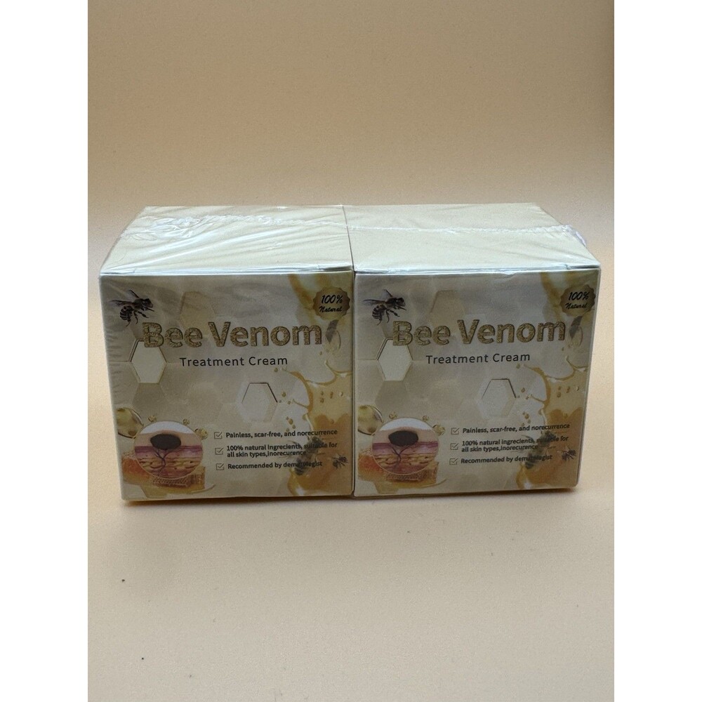 2 Pack Bee Venom Treatment Cream 60g/2.12oz New